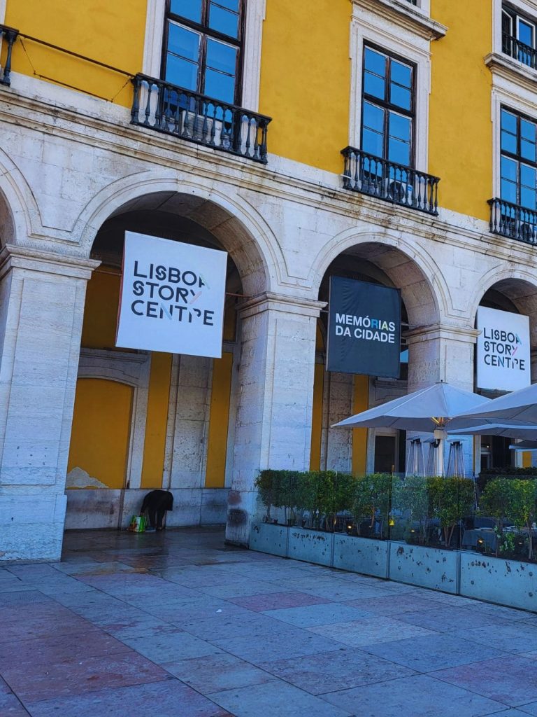 Il Lisboa Story Centre, in Piazza del Commercio a Lisbona