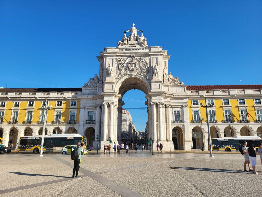 Piazza del Commercio a Lisbona