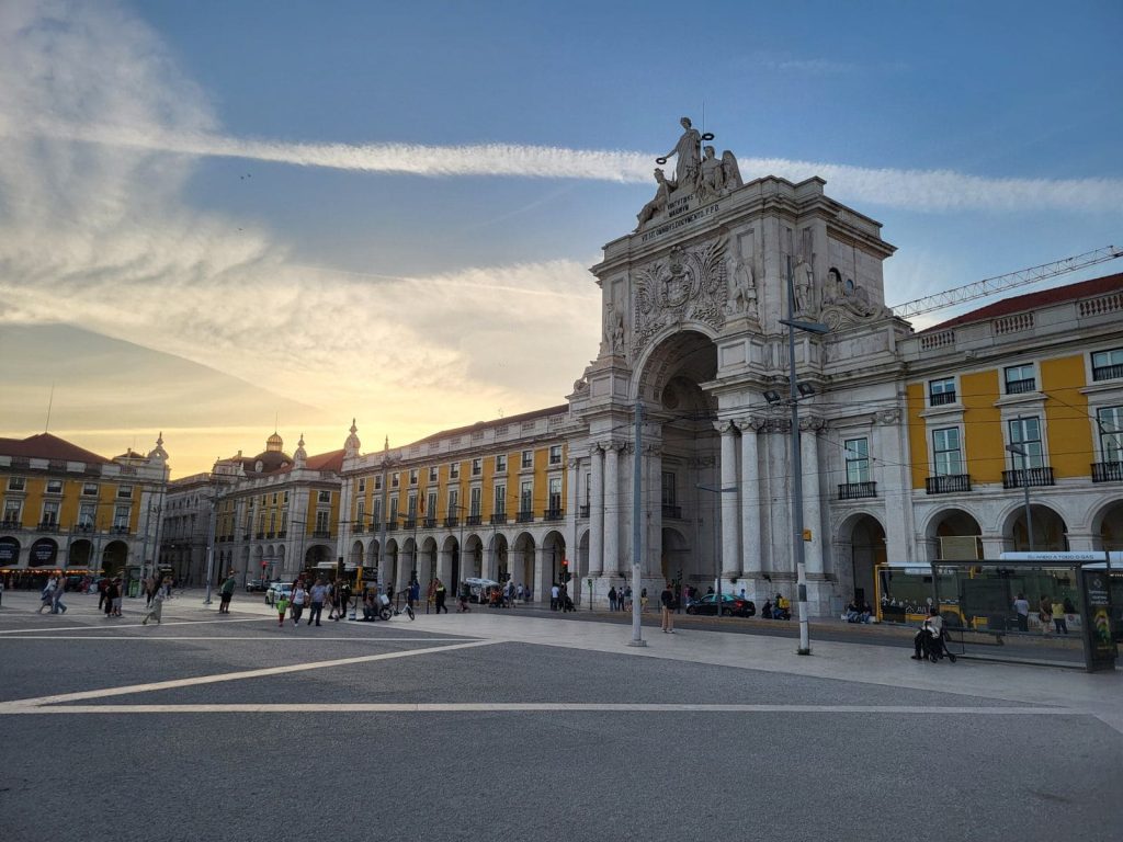 Piazza del Commercio a Lisbona