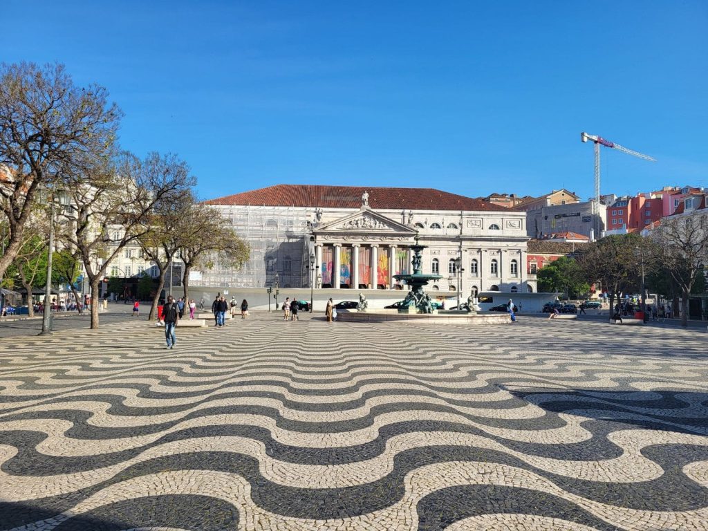 Praca Dom Pedro IV a Lisbona